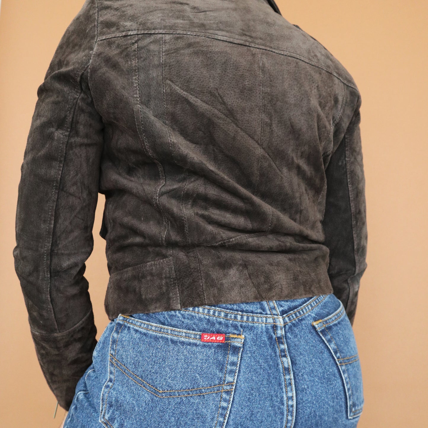 Sale: Genuine Suede Biker Jacket