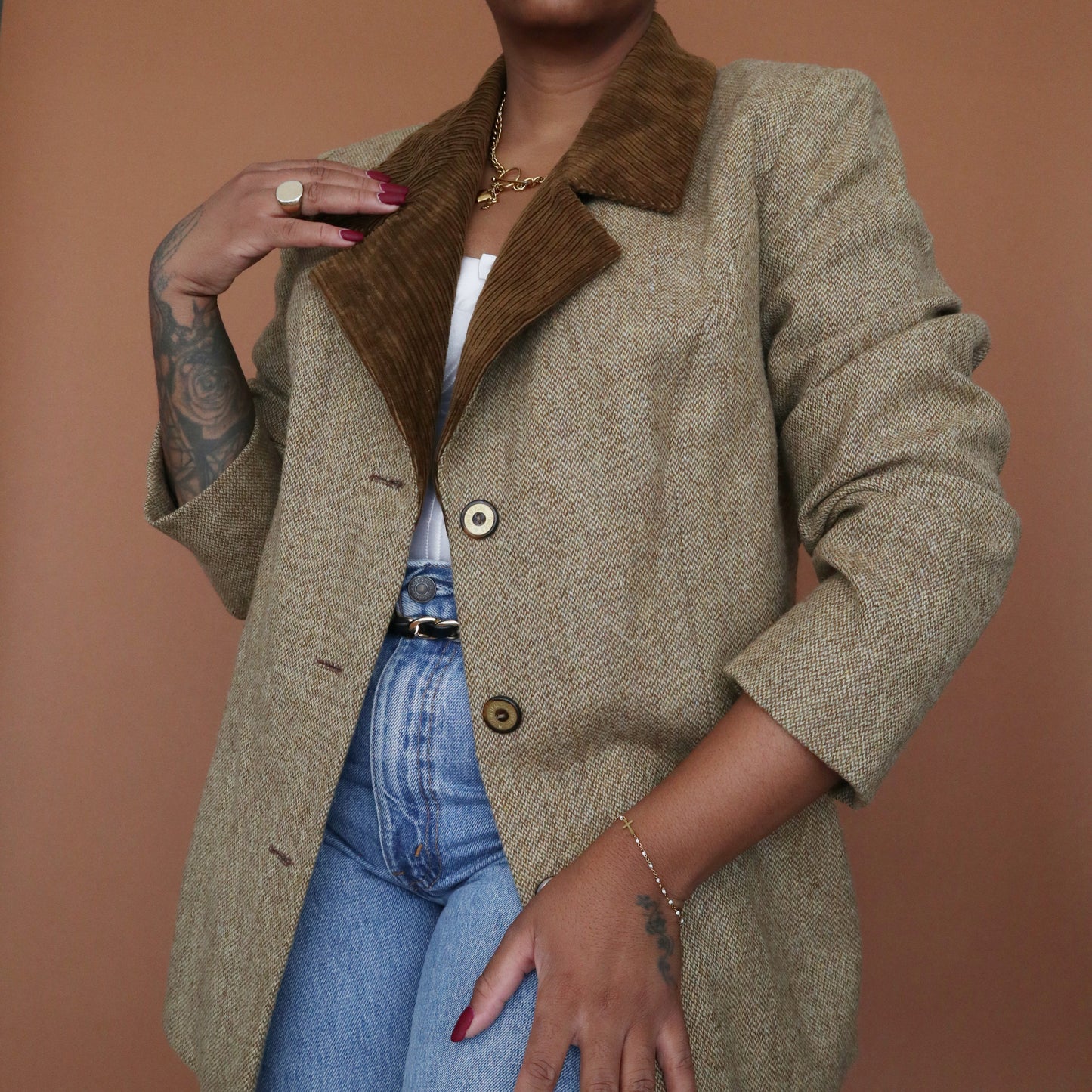 Newly Added: Vintage Tweed & Corduroy Blazer - Thrift Happens 2