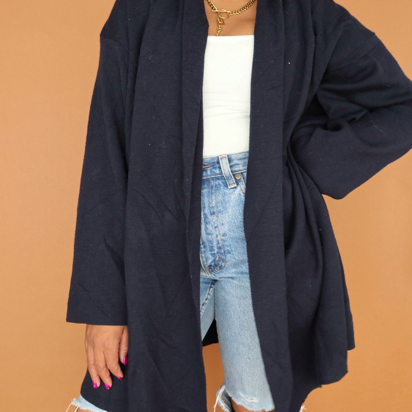 Sale: Navy Blue Timeless Cardigan