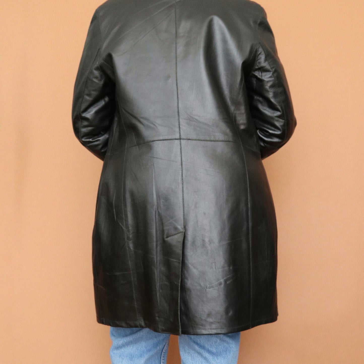 Newly Added: Genuine Leather Trench - Thrift Happens 2
