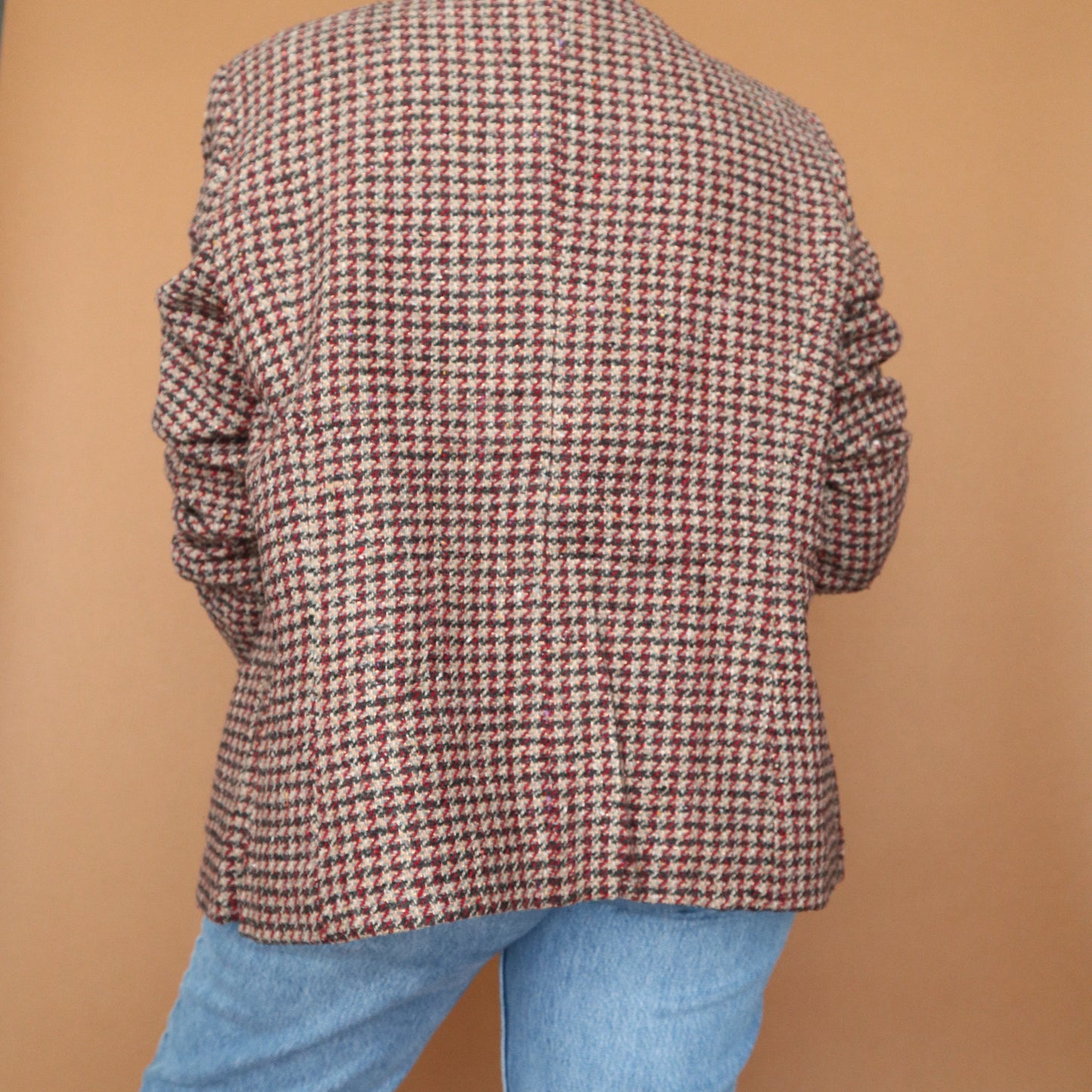 Newly Added: Vintage Tweed Collarless Blazer - Thrift Happens 2