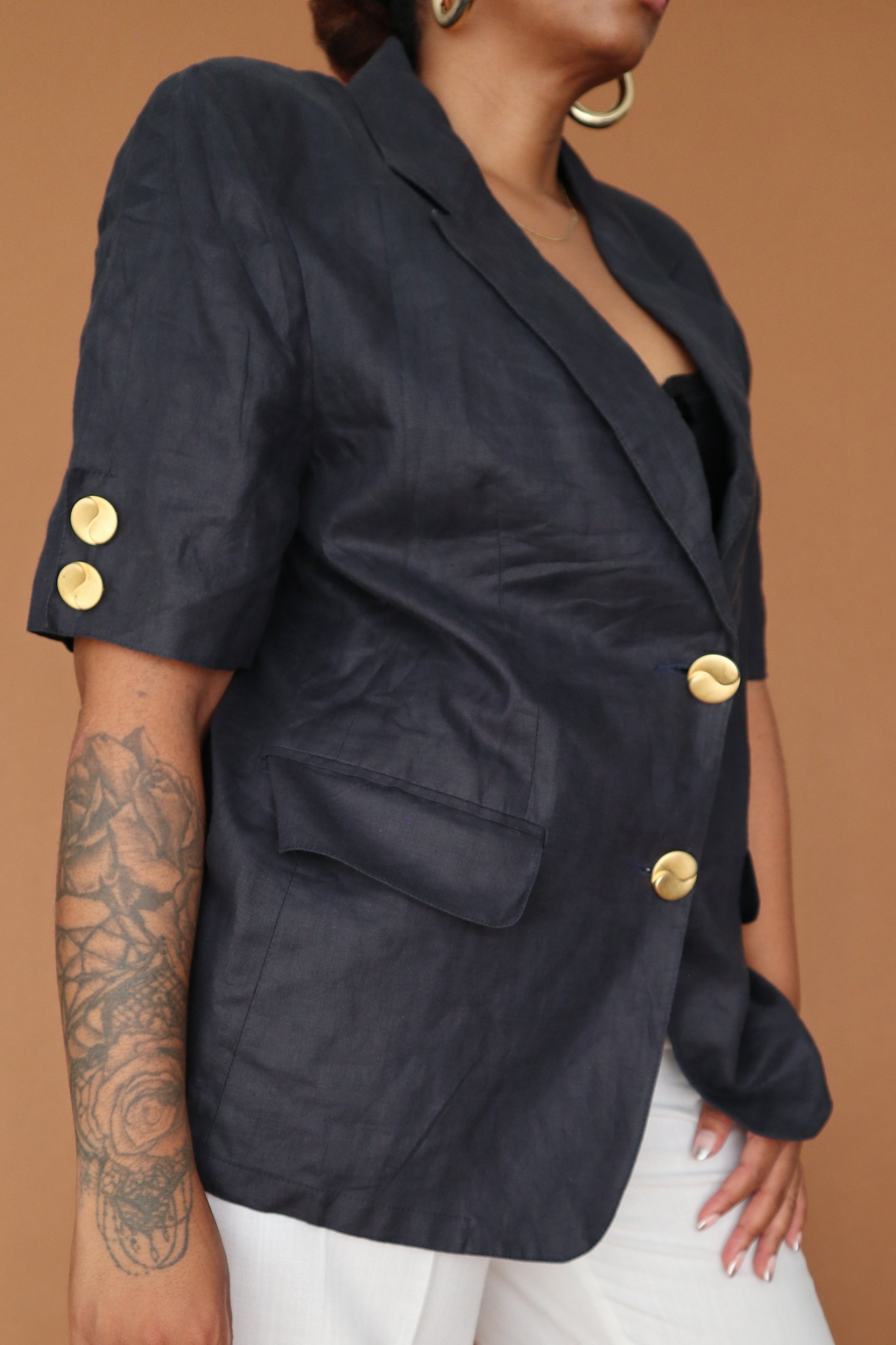 New: Vintage Short Sleeve Blazer - Thrift Happens 2